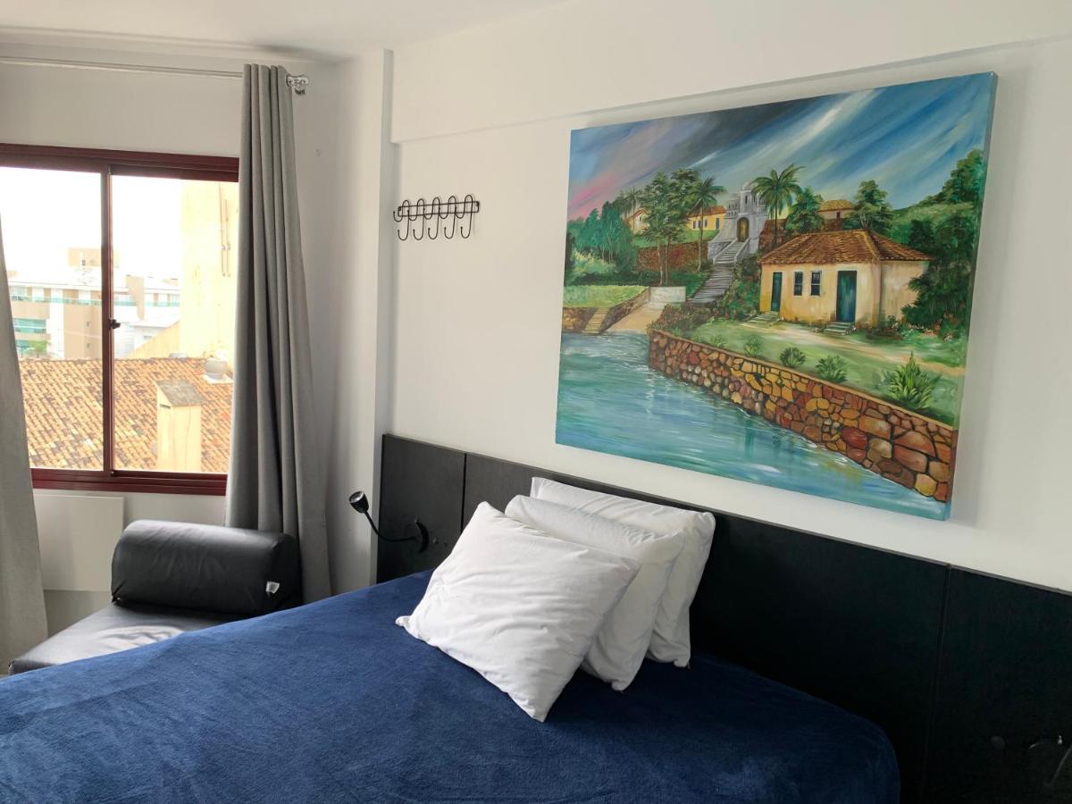 Apartamento Com Vista Do Mar Em Residencial Com Piscina ฟลอเรียนอโปลิส ภายนอก รูปภาพ