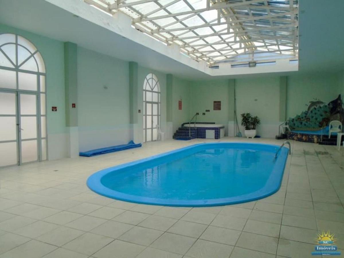 Apartamento Com Vista Do Mar Em Residencial Com Piscina ฟลอเรียนอโปลิส ภายนอก รูปภาพ
